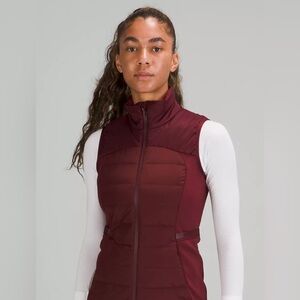 Lululemon Down for it All Vest - Red Merlot